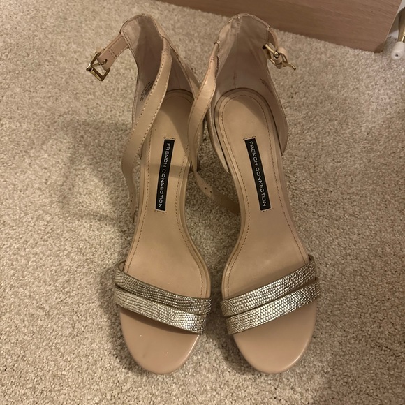 Beige Strappy Heels - French Connection - Picture 2 of 8